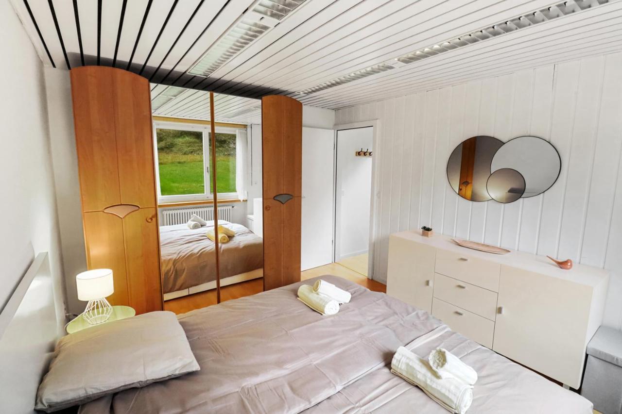 Appartement Confortable Avec Un Sauna Leukerbad Exterior foto
